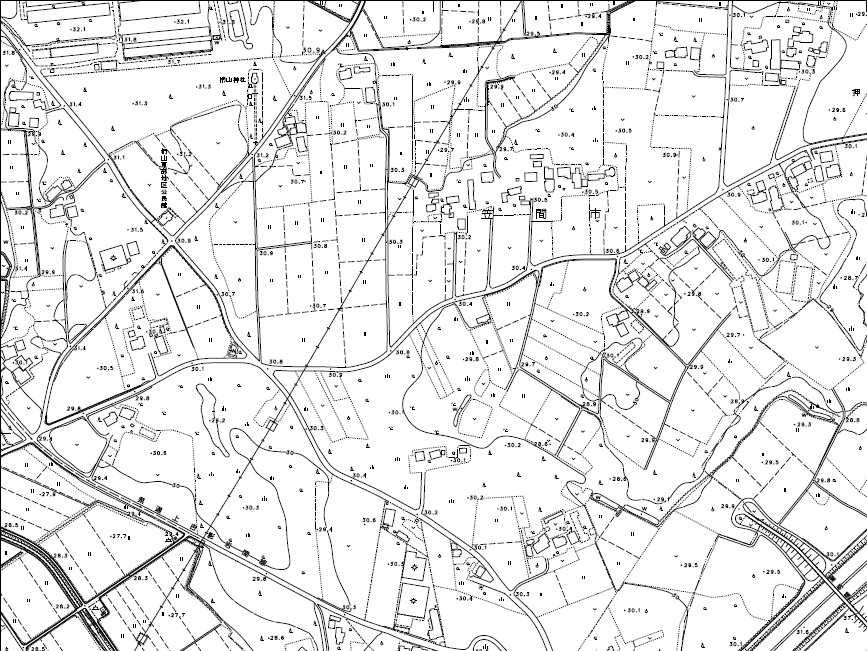 都市計画図 No.1（No.1-A）の画像