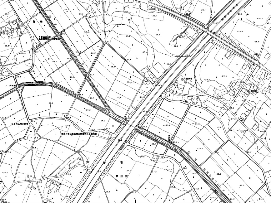 都市計画図 No.1（No.1-C）の画像