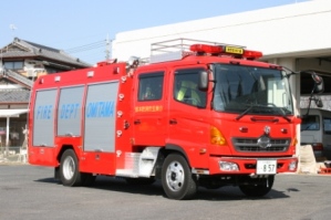 水槽付消防ポンプ自動車（1,500リットル）