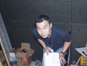 舞台裏の写真 舞台裏の写真