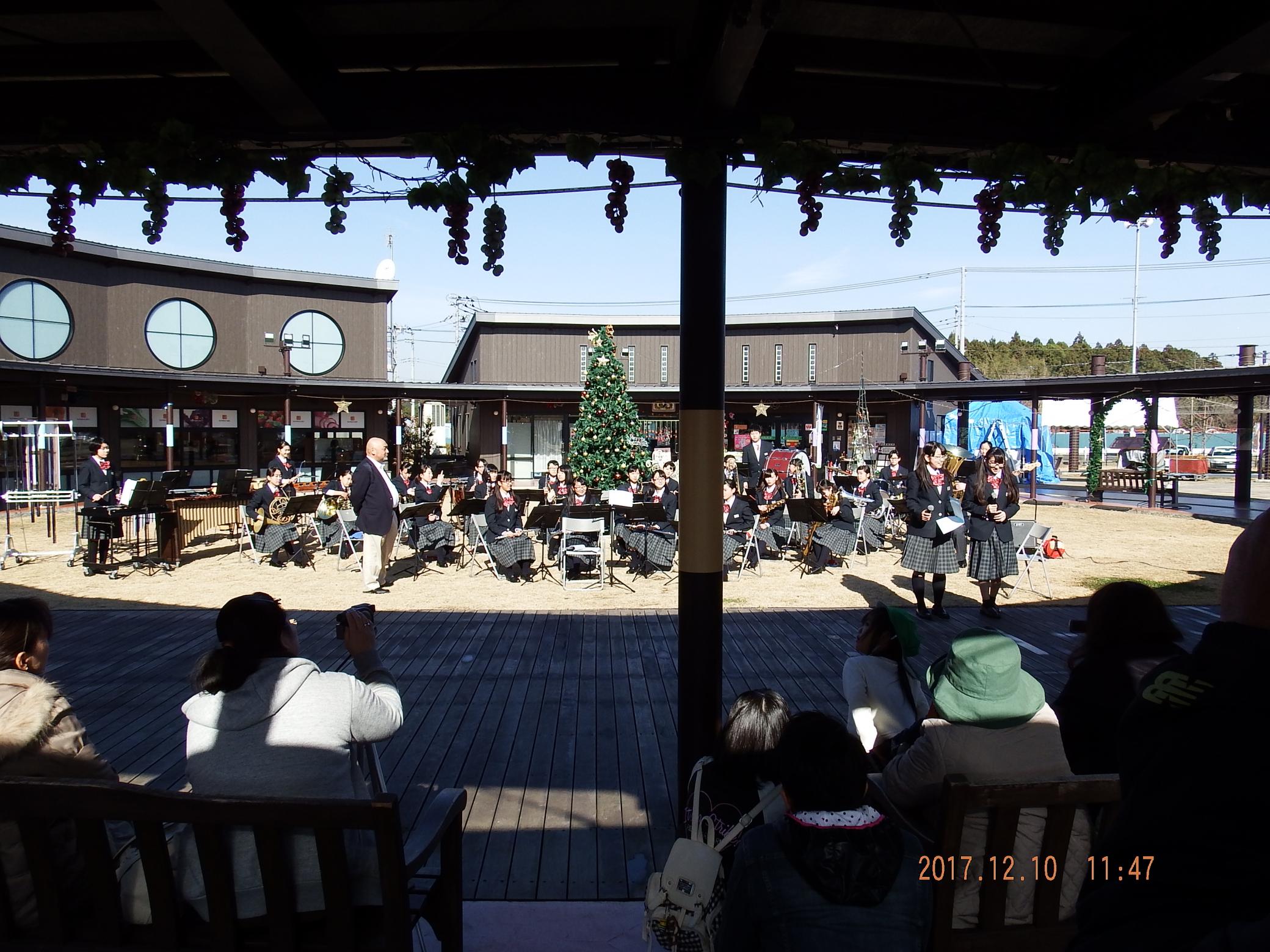 12月10日 日曜日　美野里中学校吹奏楽部