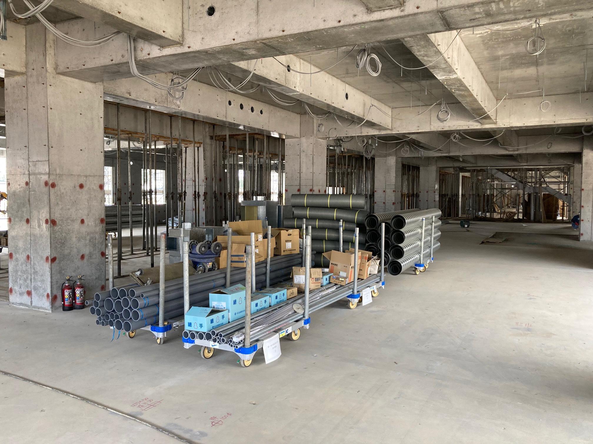 建物内部の配管工事 建物内部の配管工事