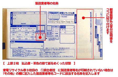 家電リサイクル券