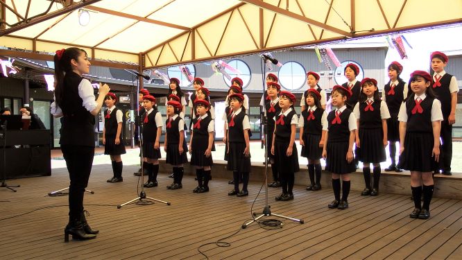 5月5日(金曜日･祝日)本日のステージイベントは「NHK水戸児童合唱団」です！