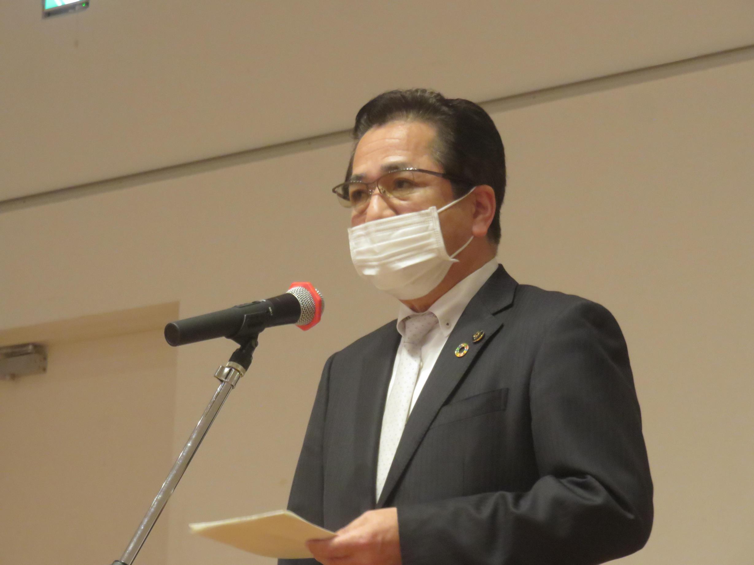 島田市長及び塾長あいさつ