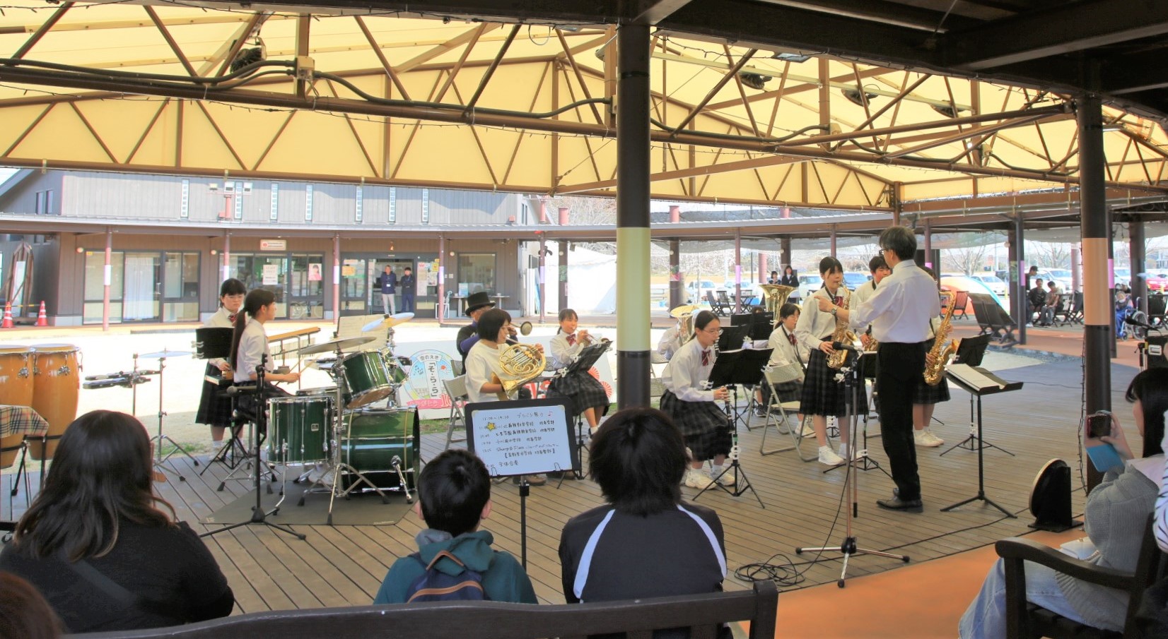 小川北義務教育学校吹奏楽部写真