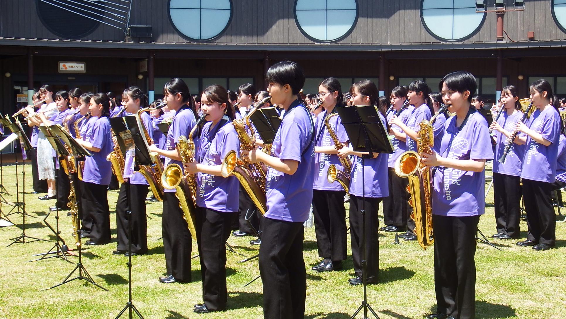 大成女子高等学校吹奏楽部写真6