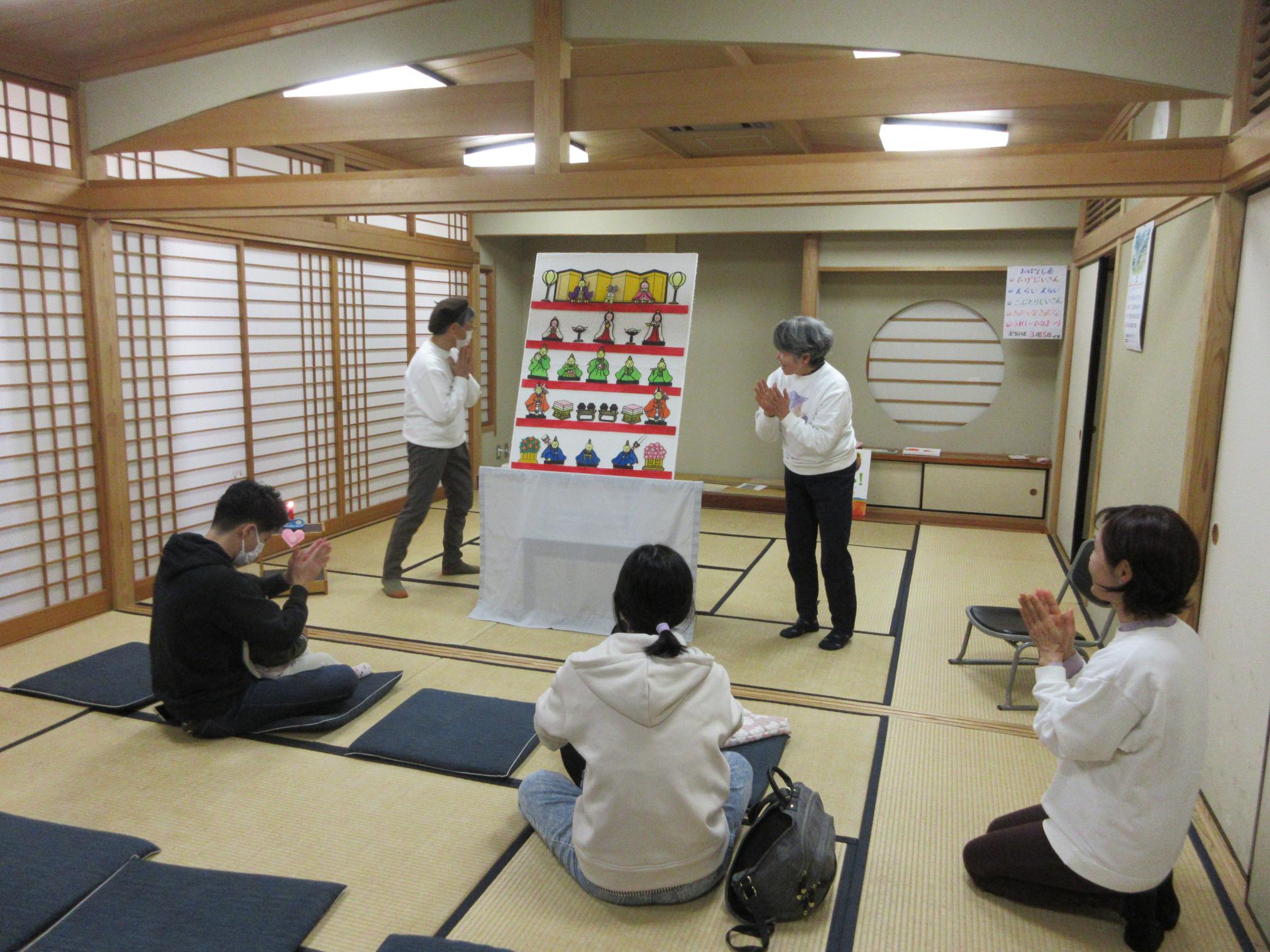 去年の読み聞かせの様子