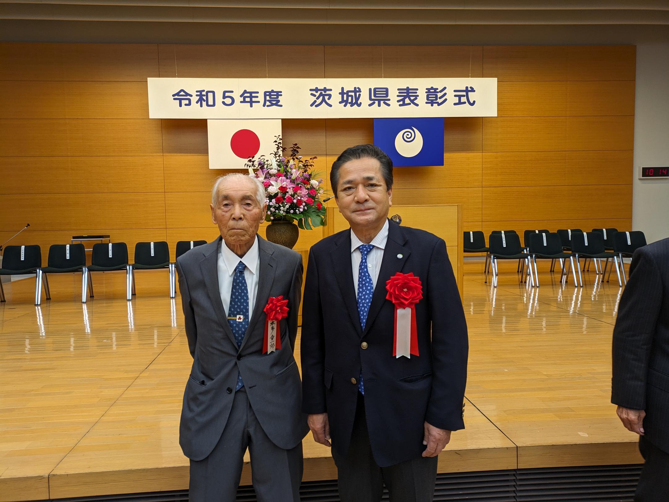 本田様と市長 本田様と市長