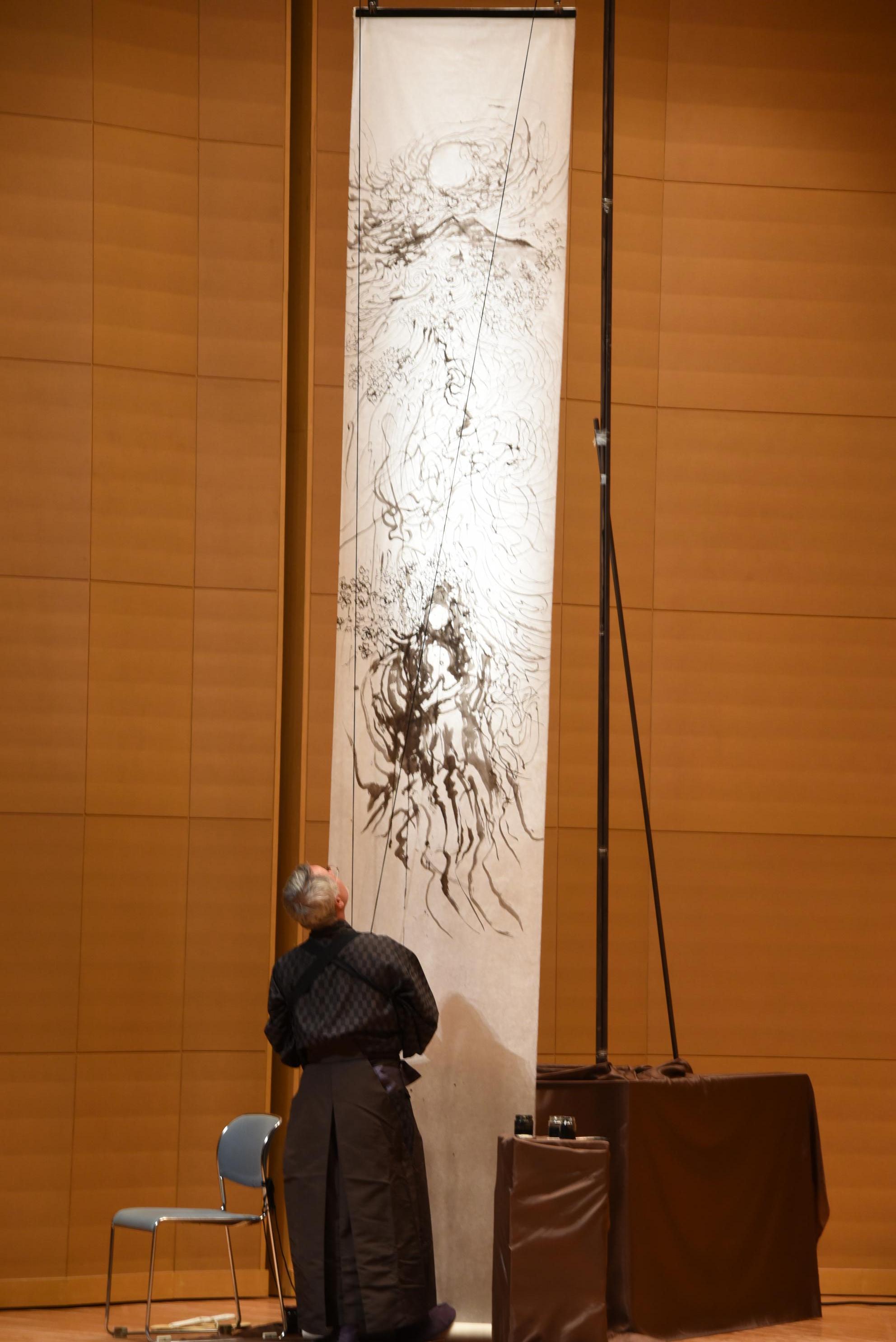 ライブペインティングで完成した絵 ライブペインティングで完成した絵