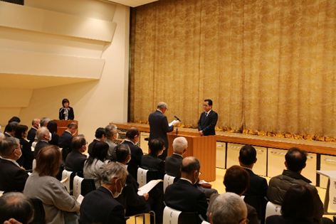 退任者による謝辞