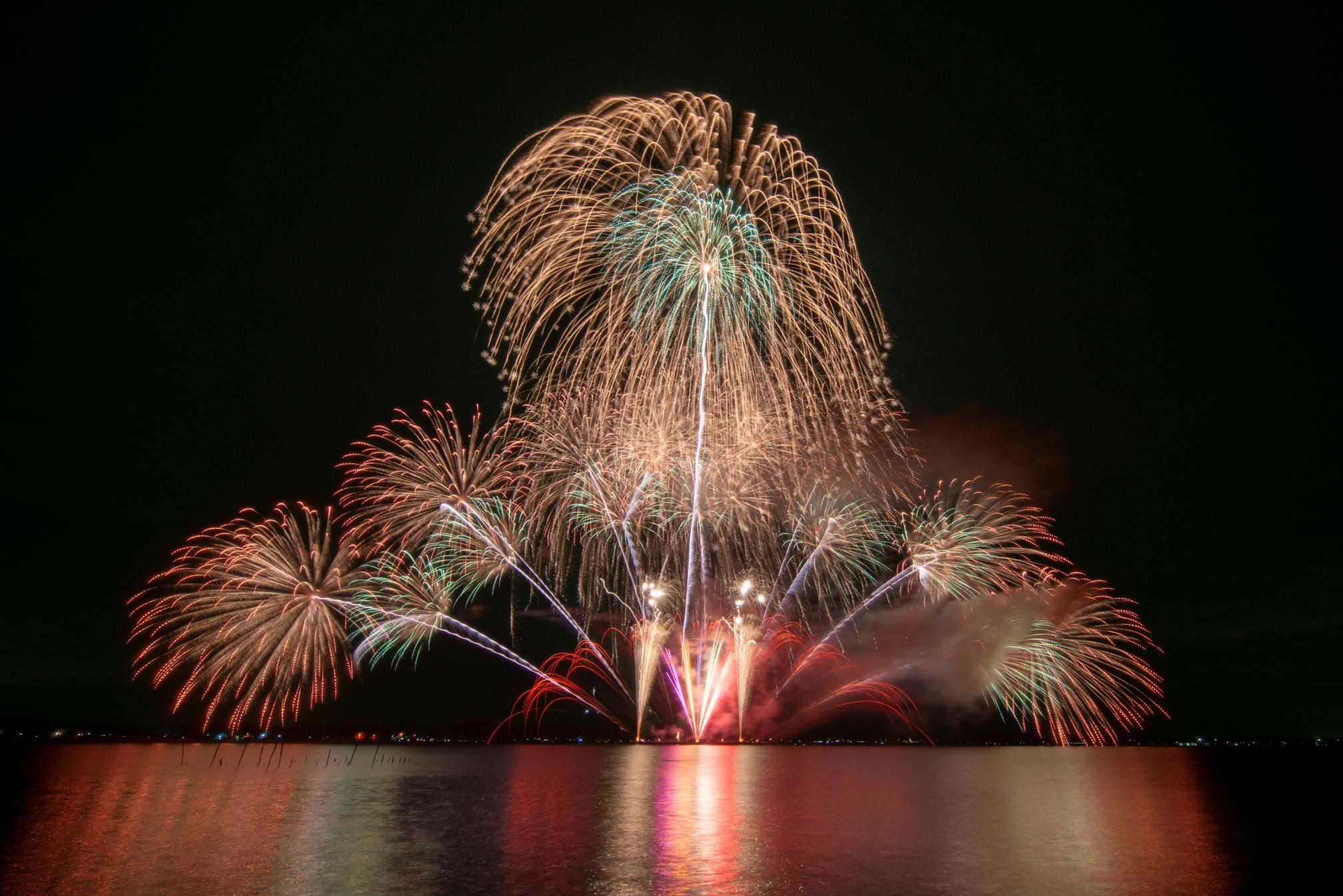 おみたま花火大会花火写真