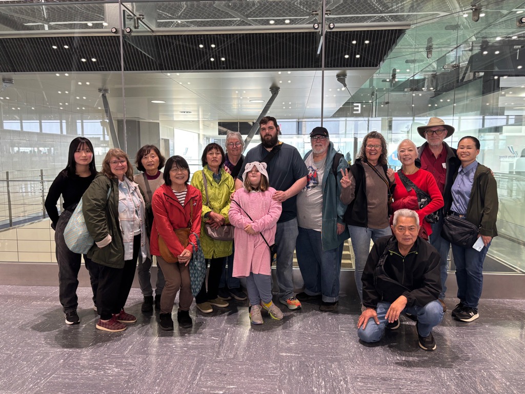 アビリン市訪問団の見送り アビリン市訪問団見送り