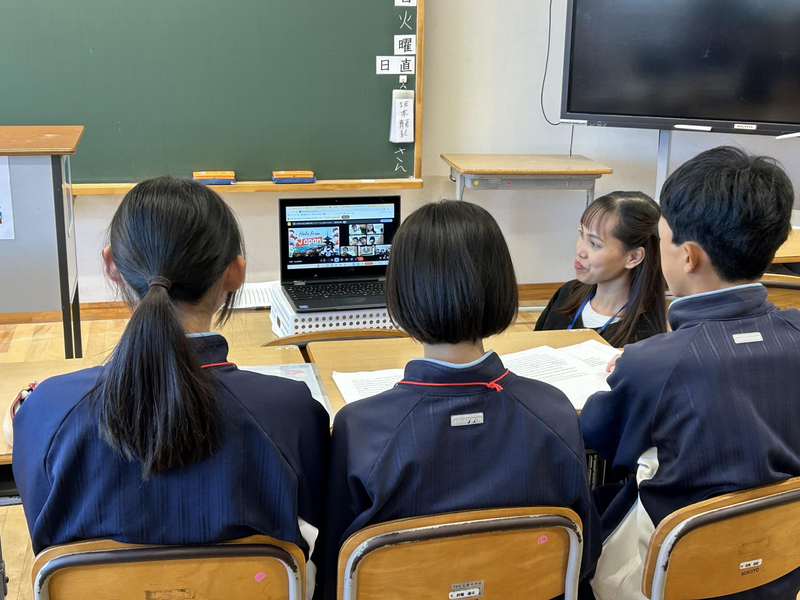 IMG_7466 玉里学園とのオンライン交流