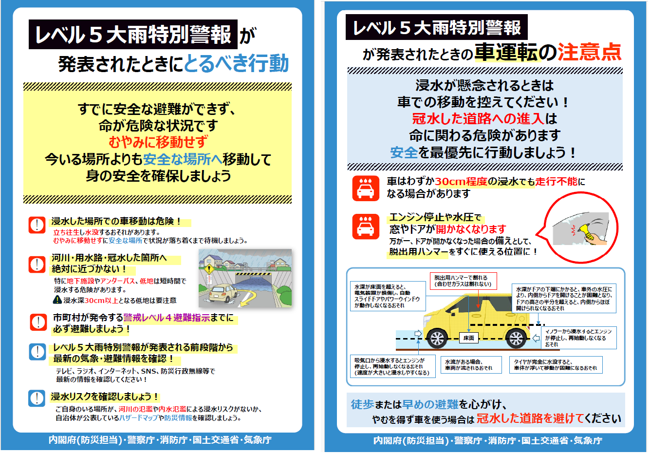 L5大雨特別警報チラシ