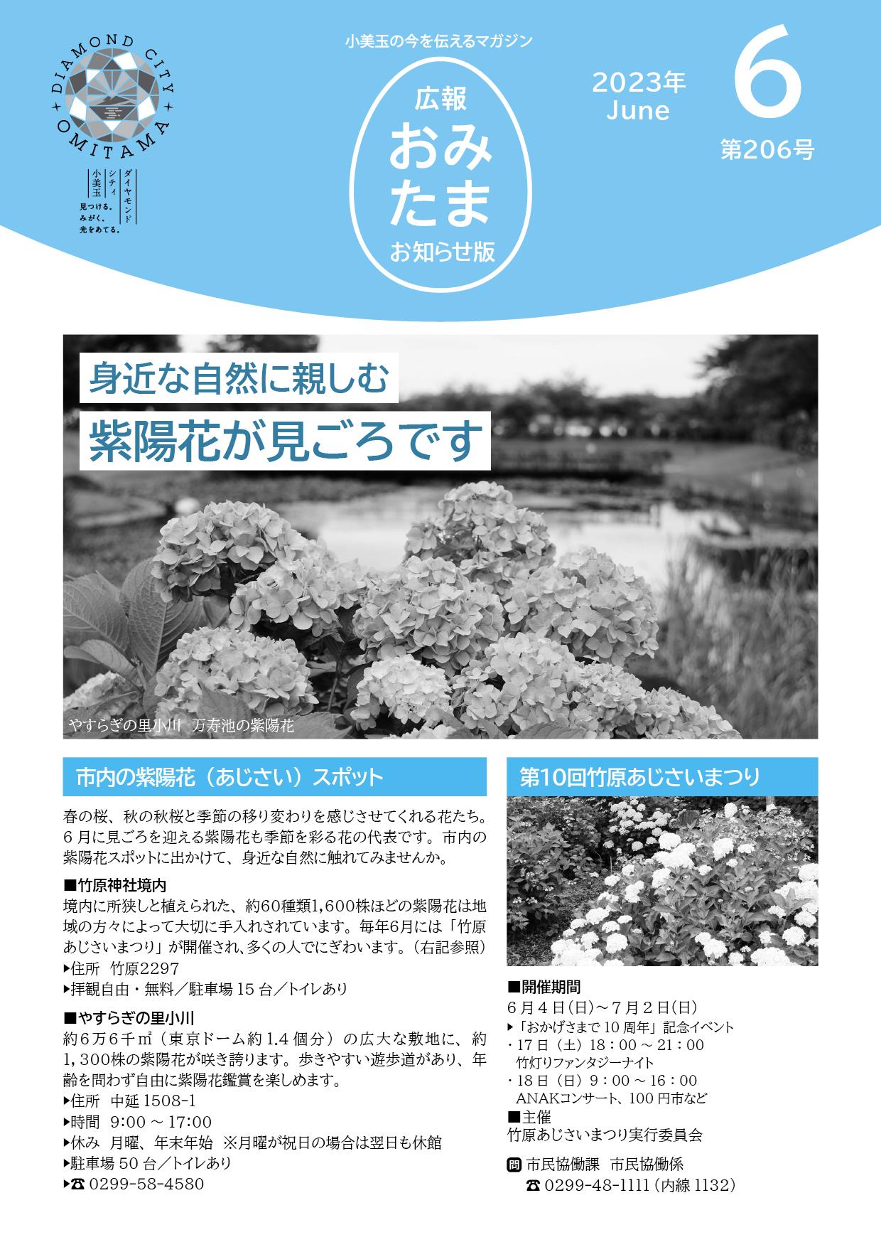 お知らせ版6月号表紙